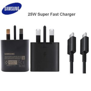 Samsung 25W PD Fast Wall Charger With USB Type-C to C Cable