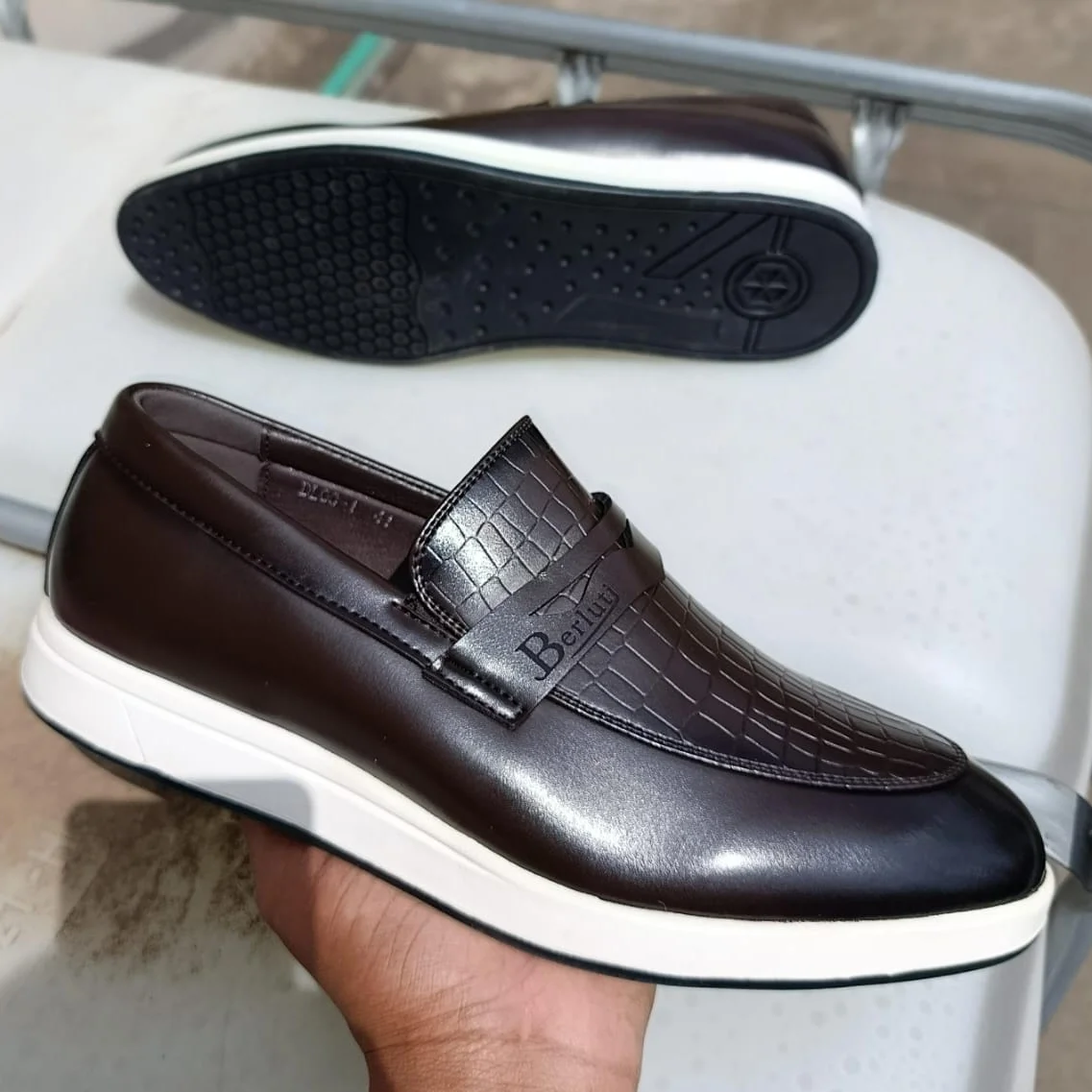 Berluti Signature Slip-On Loafers - Image 14