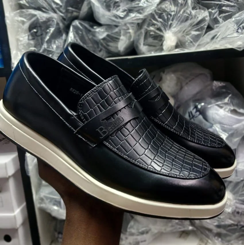 Berluti Signature Slip-On Loafers - Image 11