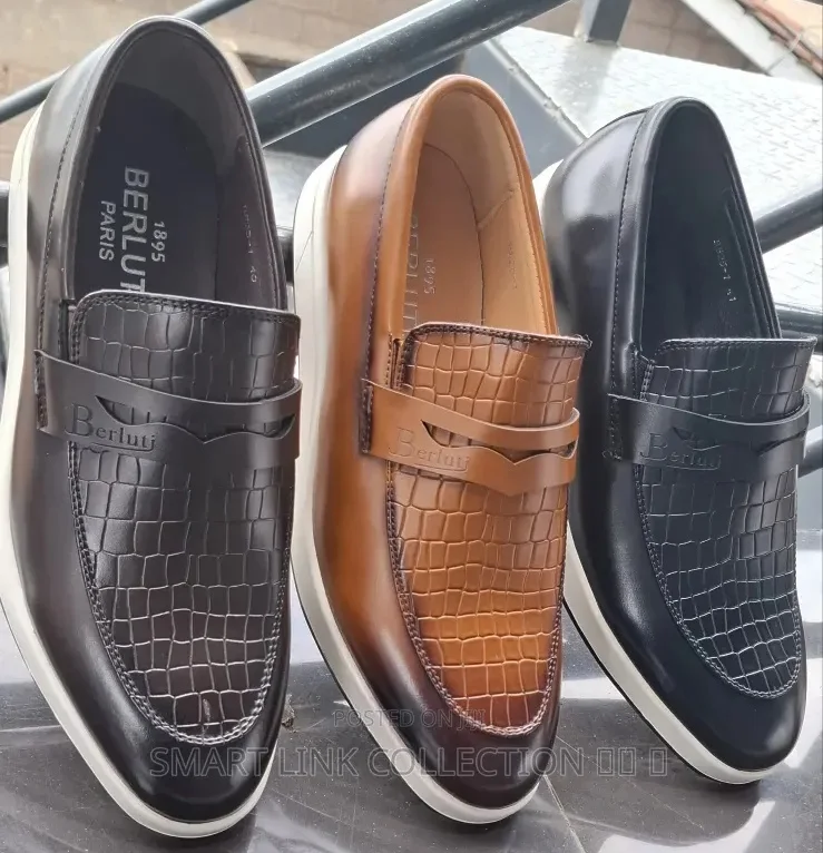 Berluti Signature Slip-On Loafers - Image 13