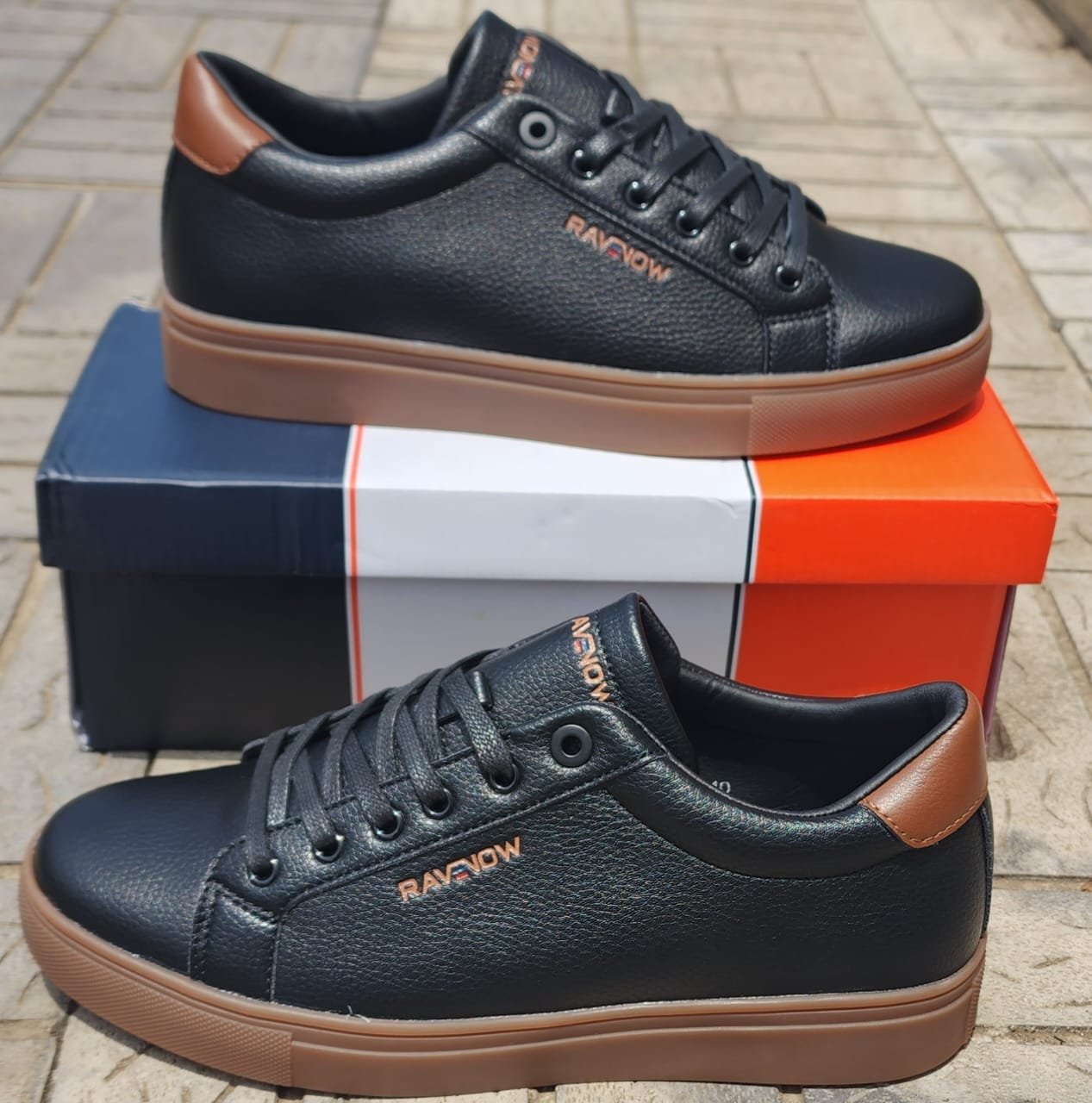 New Classic RAVNOW Urbanflex Comfortable Leather Sneakers - Image 6