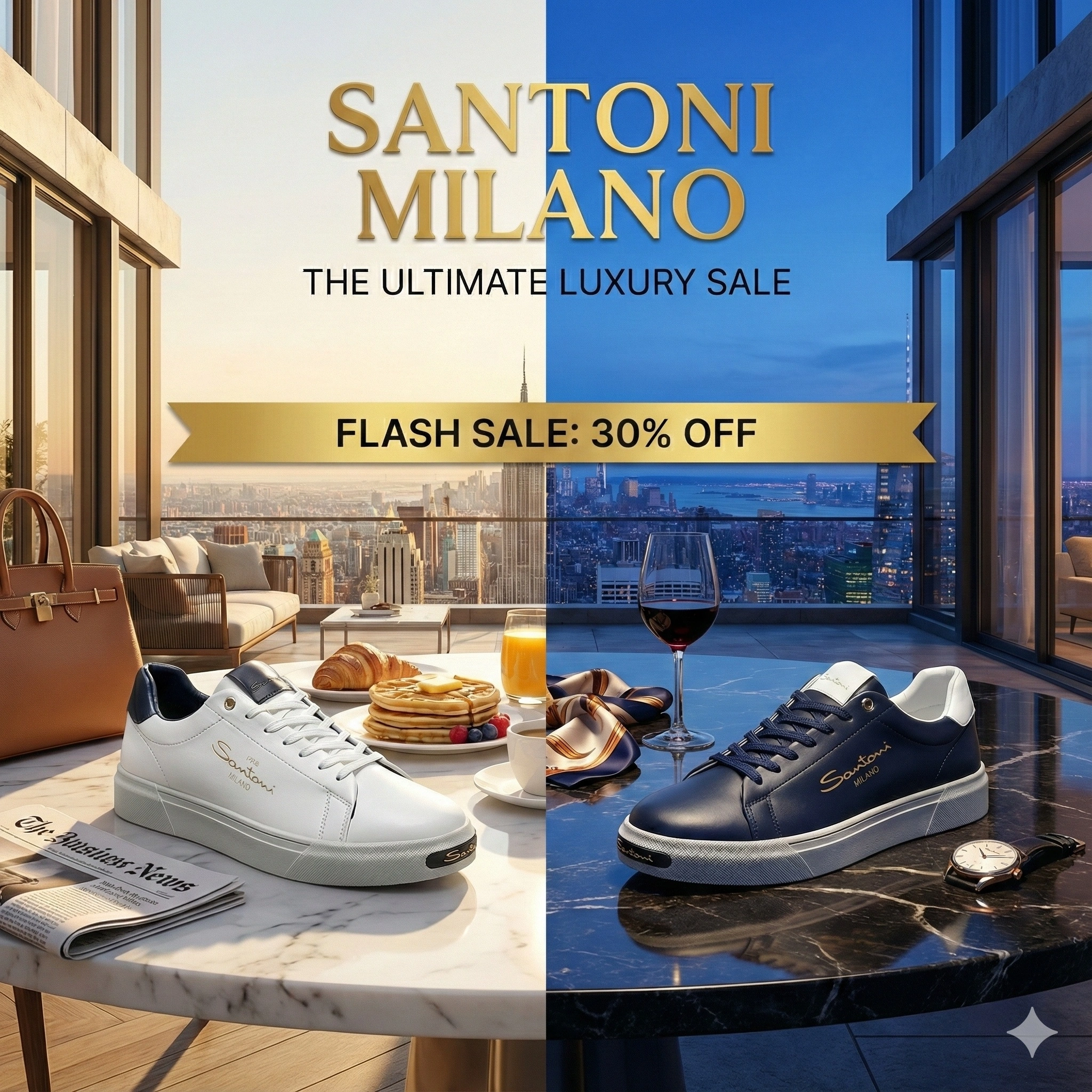 Santoni Milano Prestige Sneakers - Image 2