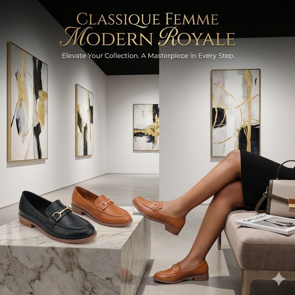 Classique Femme Modern Official Ladies Loafers - Image 8