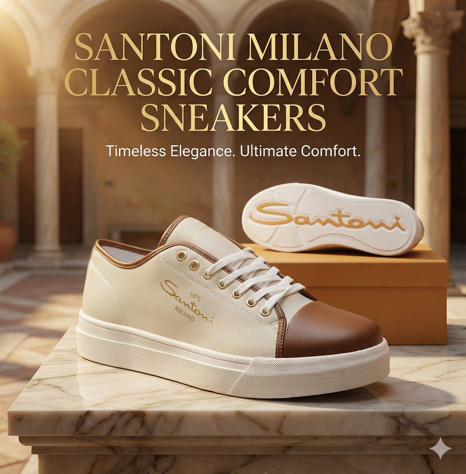 Santoni Milano Classic Comfort Sneakers Shoes - Image 16