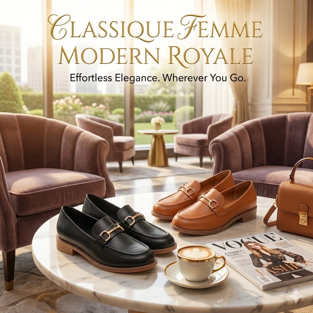 Classique Femme Modern Official Ladies Loafers - Image 4