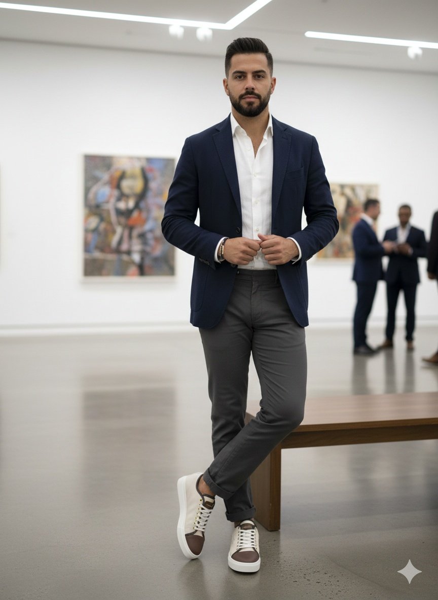 Santoni Milano Classic Comfort Sneakers Shoes - Image 4