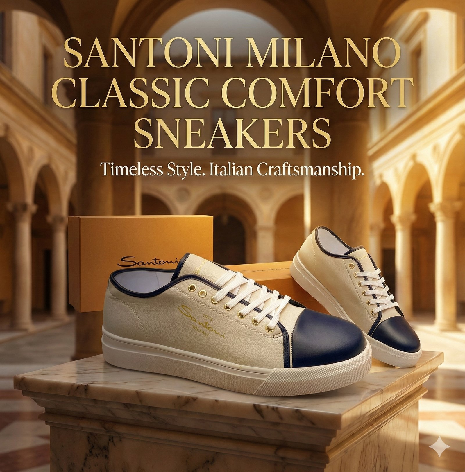 Santoni Milano Classic Comfort Sneakers Shoes - Image 20