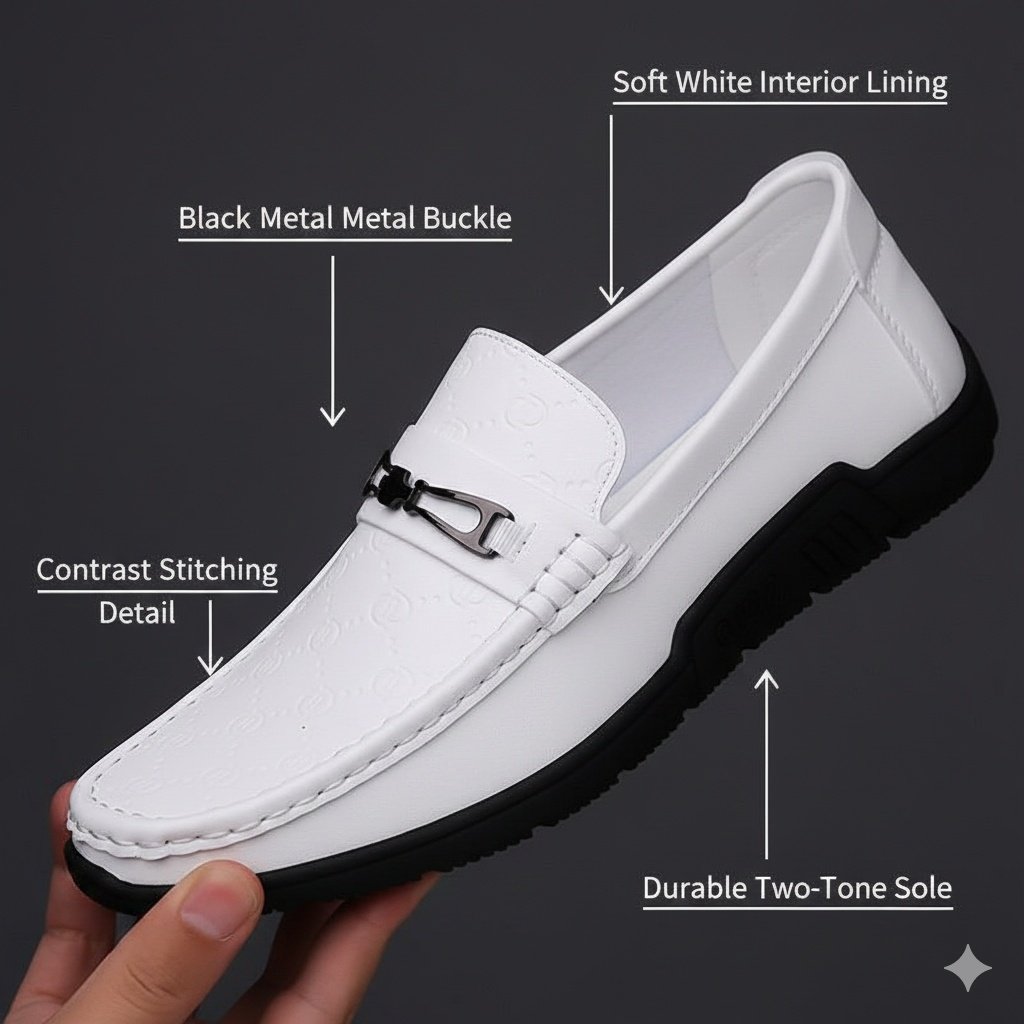 PrimeWalk Lightweight Executive Men Loafers - Image 12