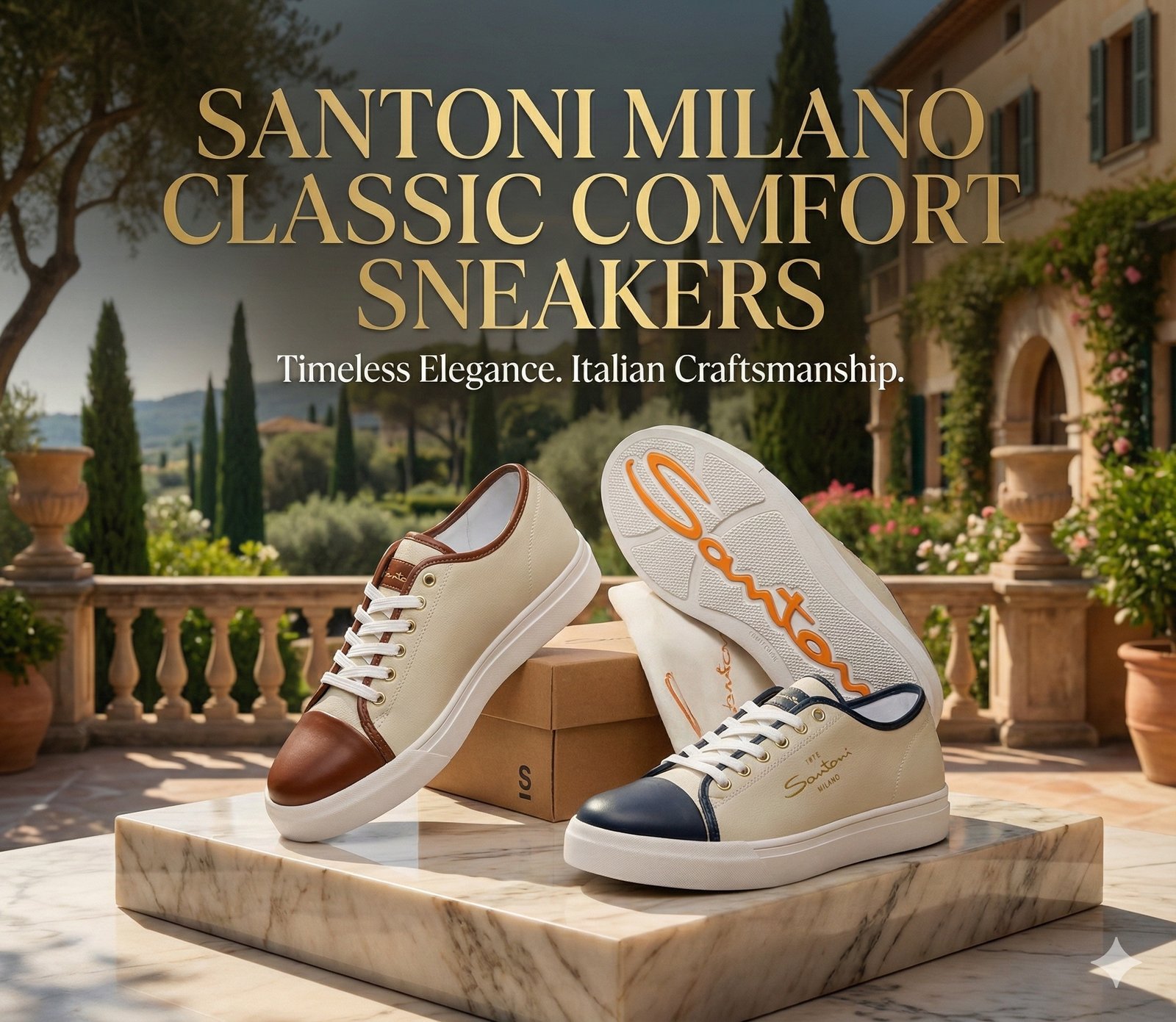 Santoni Milano Classic Comfort Sneakers Shoes - Image 23