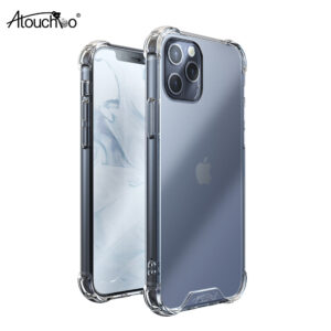 iPhone 12 Pro Max, 13 Pro Max & 14 Pro Max Genuine Atouchbo Antiburst Premium Clear Armor Shockproof Case