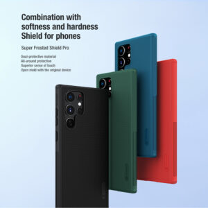 Nillkin Super Frosted Shield Pro Phone Case for Samsung Galaxy S22 Ultra & S23 Ultra PC+TPU Hard Protection Back Cover