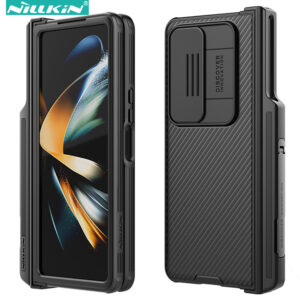 NILLKIN CamShield Pro Case For Samsung Galaxy Z Fold4,5&6 With Hinge Protection 360°Full Protection Slide Camera With Kickstand & S-Pen Holder