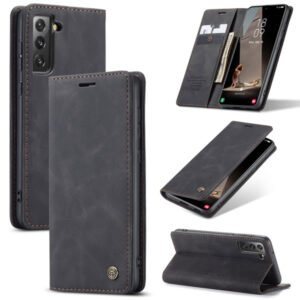 CaseMe Samsung Galaxy S20 FE & S21 FE Retro Flip Leather Wallet Case