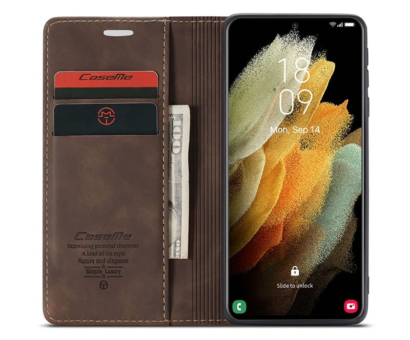 Oppo A76/A96 CaseMe leather Flip Cover - Image 12