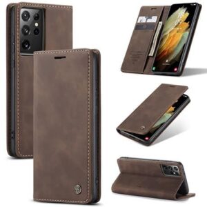 Samsung Galaxy S21 Series CaseMe Leather Flip Case