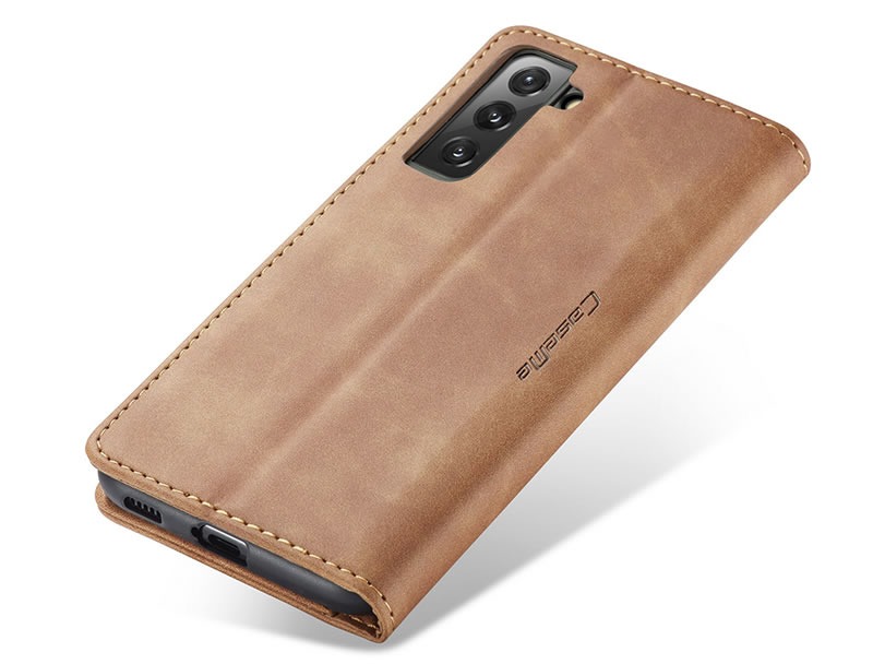Samsung S21 CaseMe Leather Flip Cover - Image 7