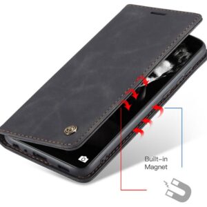 New CaseMe Samsung Galaxy A12,A13/23,A21s&A53 Soft Slim Folio Retro Flip Leather Wallet Case with 2 Cards Slot