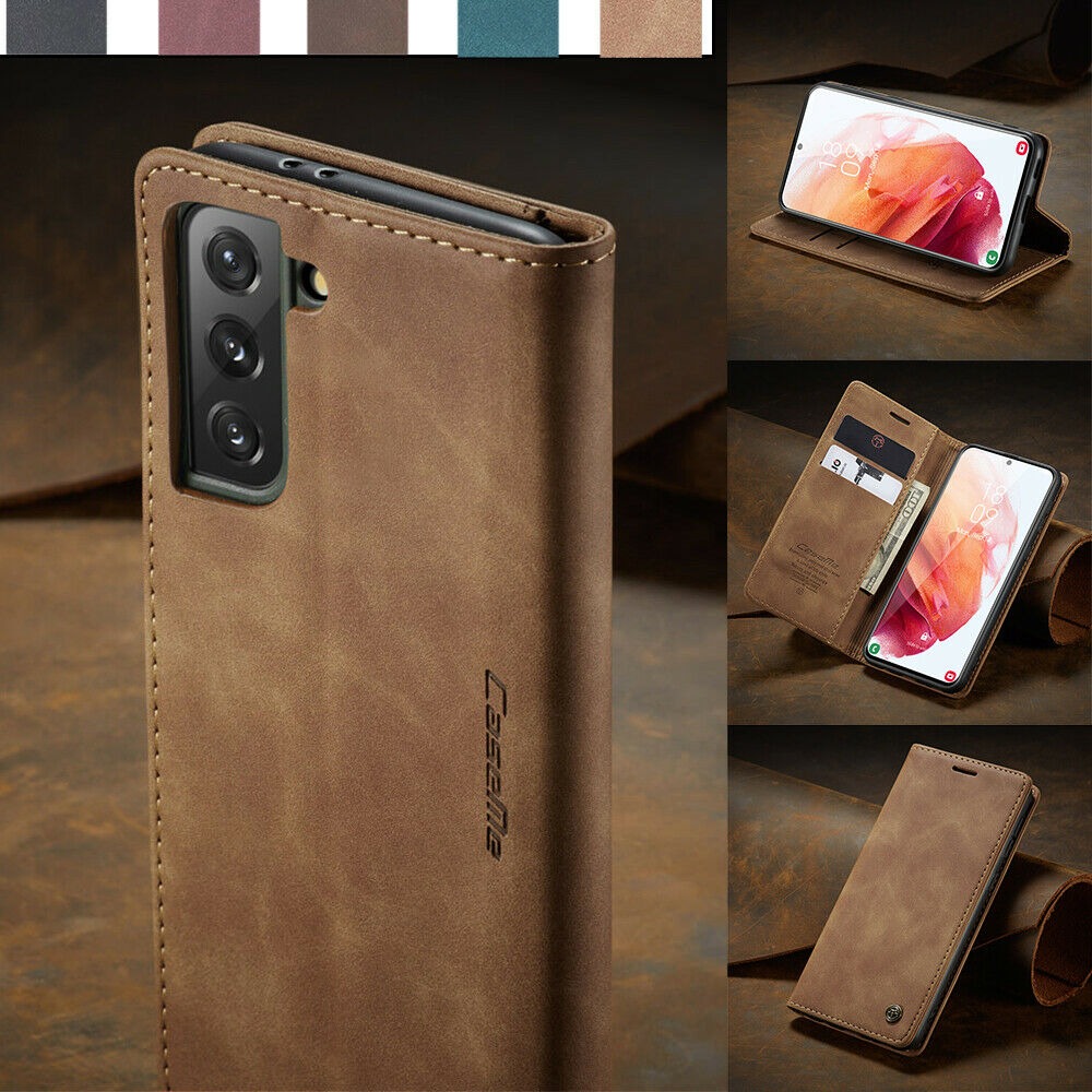 Samsung S21 CaseMe Leather Flip Cover - Image 4