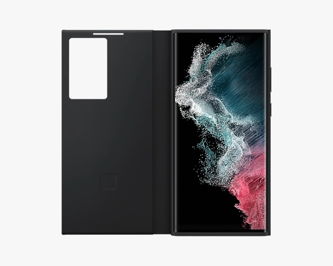 New Design Clearview Smart Case for Samsung Galaxy S22 Ultra with Sensor - Image 11