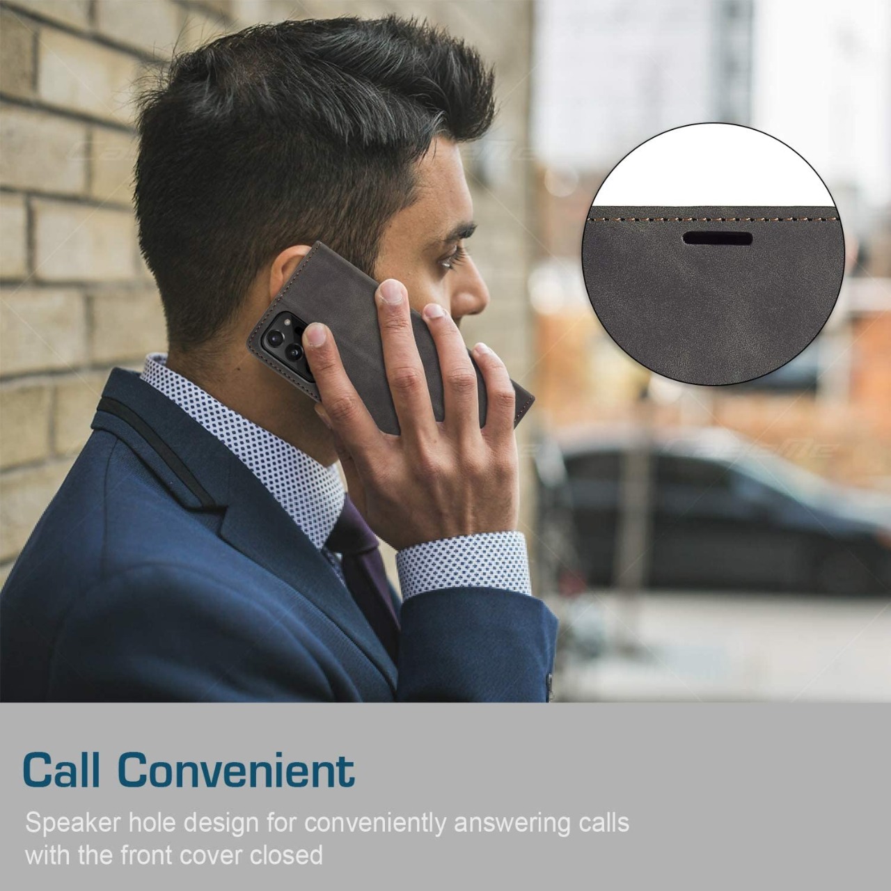 CaseMe leather Flip Case for SamsungĀ Galaxy Note 20 Ultra - Image 9