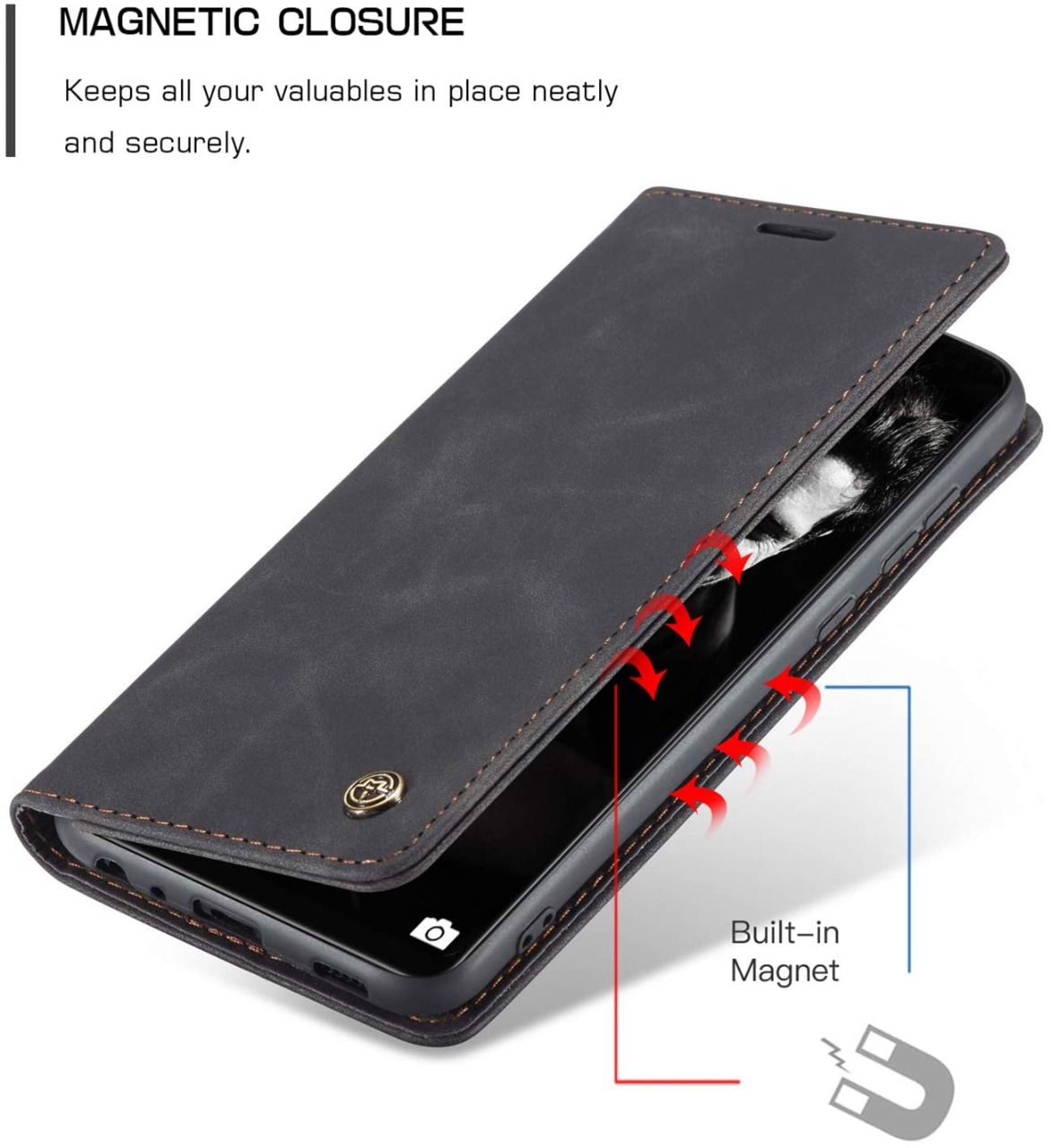CaseMe leather Flip Case for SamsungĀ Galaxy Note 20 Ultra - Image 13