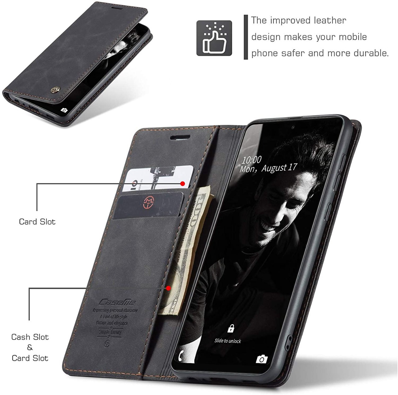 CaseMe leather Flip Case for SamsungĀ Galaxy Note 20 Ultra - Image 12
