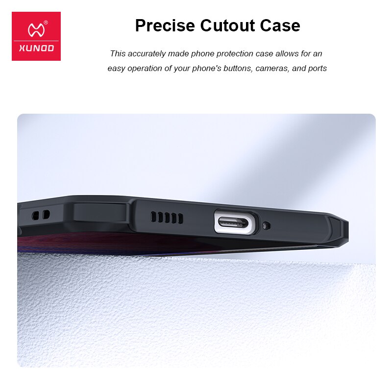 Xunnd Beetle Series Bumper Clear Case for Samsung Galaxy A53 & A73 - Image 4