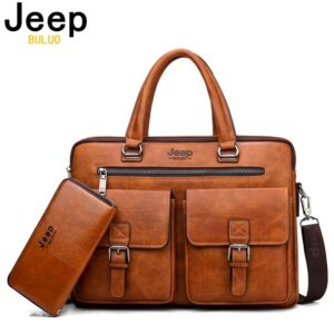 JEEP BULUO Wise Classic Business Choice British Style Laptop & Macbook bag