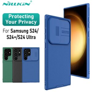 NILLKIN CamShield Pro Sliding Camera Protection Phone Case For Samsung Galaxy S24, S24 Plus & S24 Ultra