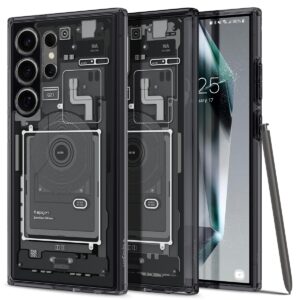 Spigen Ultra Hybrid Designed Military-Grade Protection, Anti-Yellowing Case (2023) For Samsung Galaxy S22 Ultra, S23 Ultra & S24 Ultra