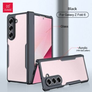 Xundd Beatle Series Shockproof Airbag Camera And Screen Protection Anti-Fingerprint Transparent Cover With Magnetic Hinge Protection 360 Degree Case with Built-in Screen Protector For Samsung Galaxy Z Fold4,5&6