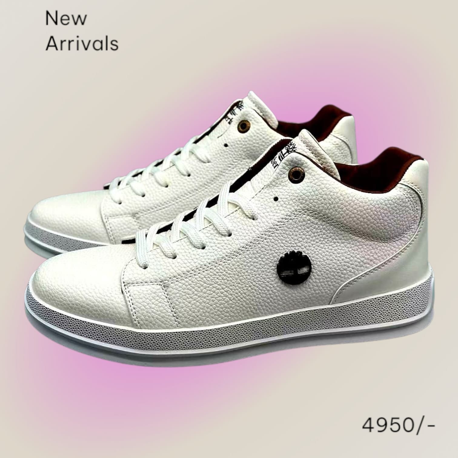 New Trendy Timberland Smart Casuals Low Cut Comfortable Leather Canvas Sneakers