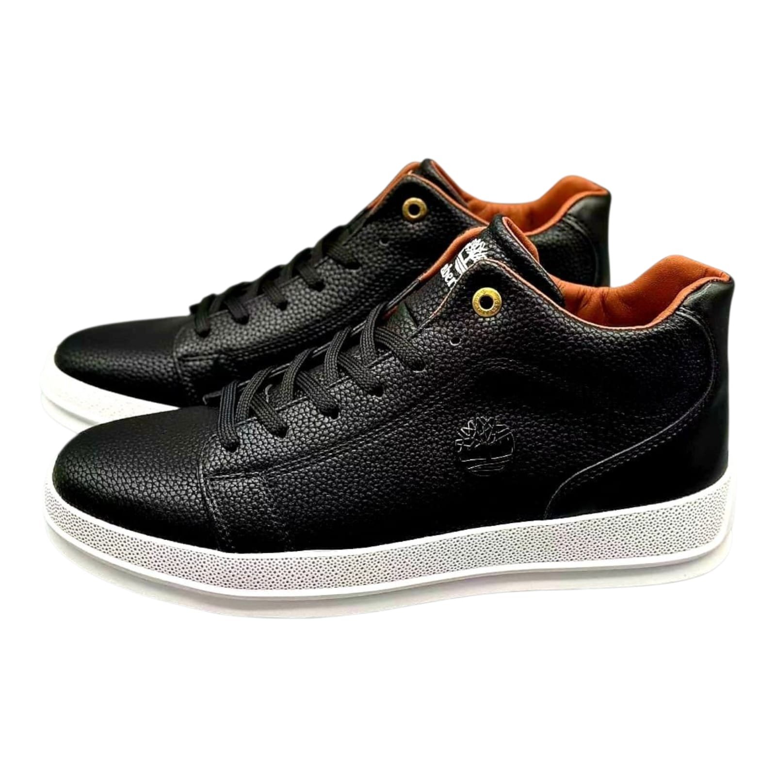 New Trendy Timberland Smart Casuals Low Cut Comfortable Leather Canvas Sneakers - Image 5