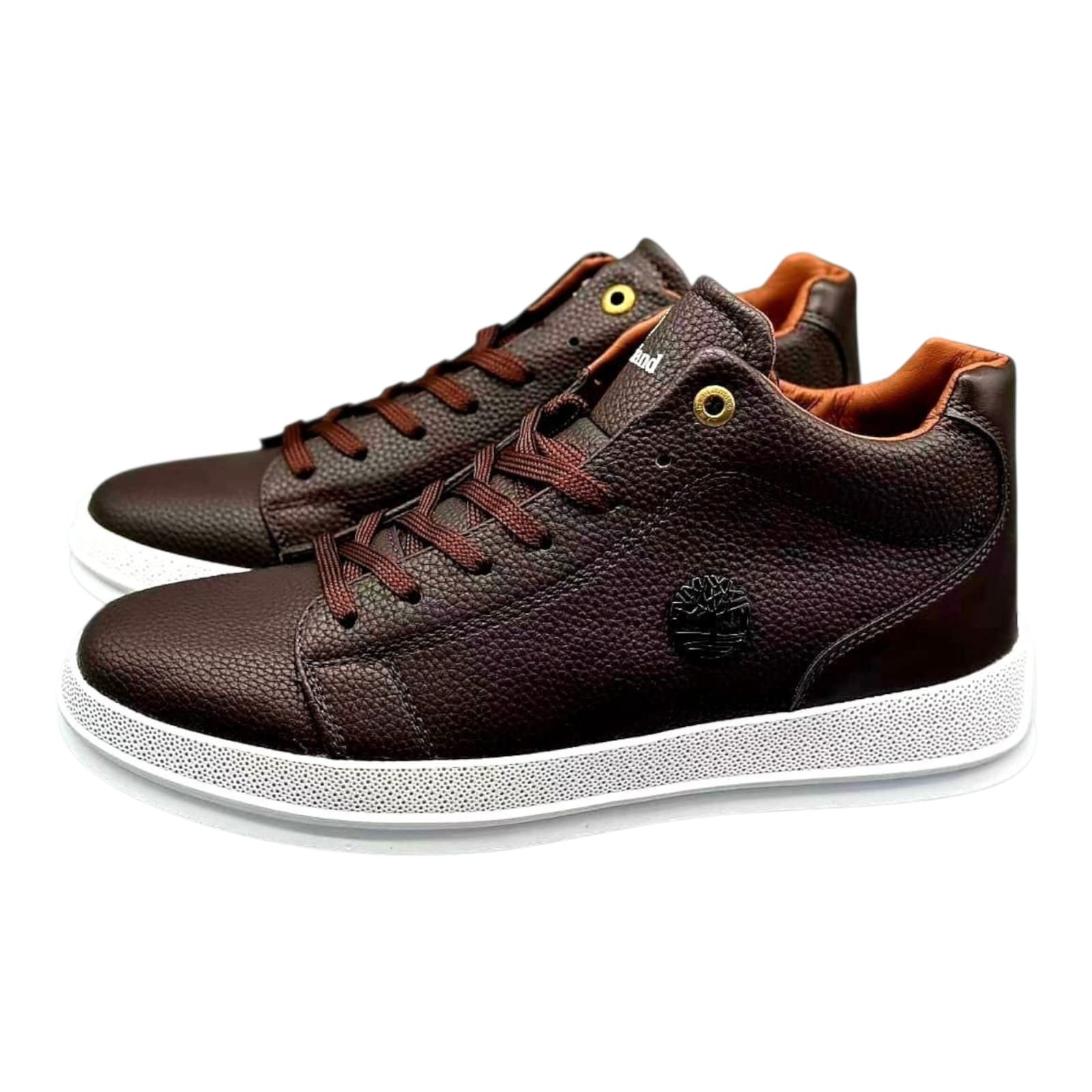 New Trendy Timberland Smart Casuals Low Cut Comfortable Leather Canvas Sneakers - Image 2
