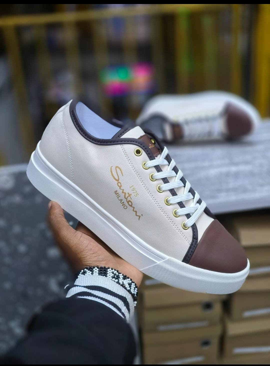 Santoni Milano Classic Comfort Sneakers Shoes - Image 14