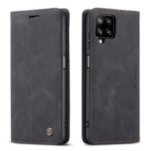 CaseMe Leather Flip Cover for Samsung Galaxy A12