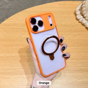 Frost Ring MagSafe Case with Camera Lens Protectors for iPhone 17 Pro Max