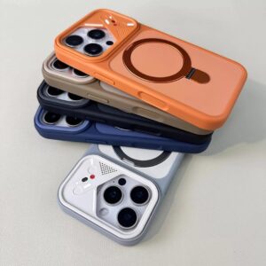 CyberRing MagSafe Stand Case for iPhone 13 pm,14pro,14 pm,15 pm 16pro,16 pm,17,17 pro and 17 Pro Max